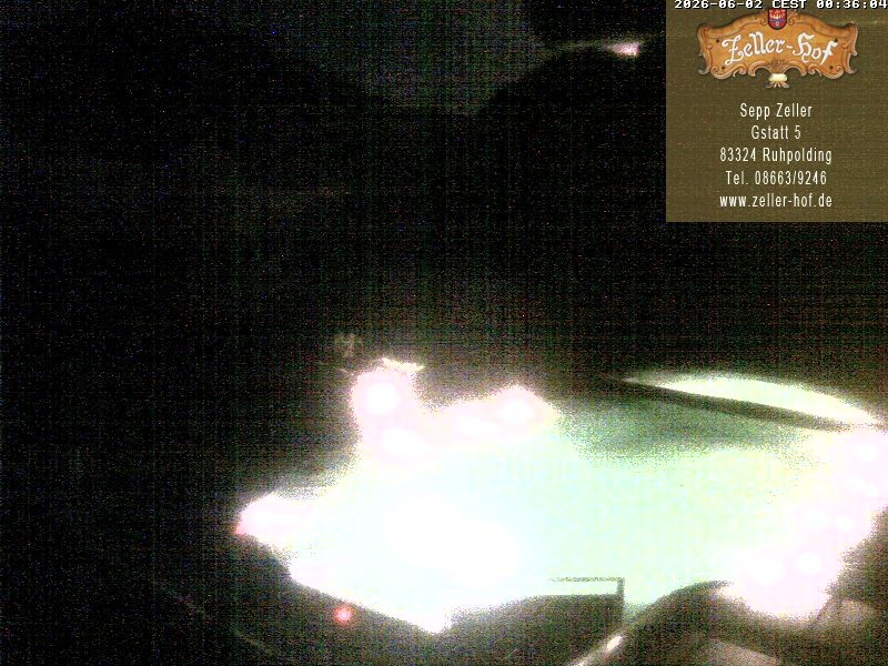 Archiv Foto Webcam Ruhpolding: Blick vom Zeller Hof