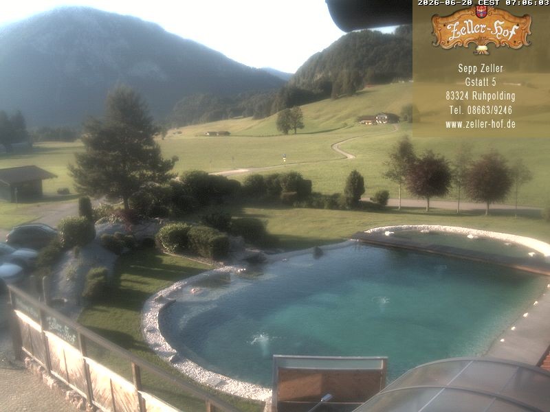 Archived image Webcam Hotel Zeller Hof