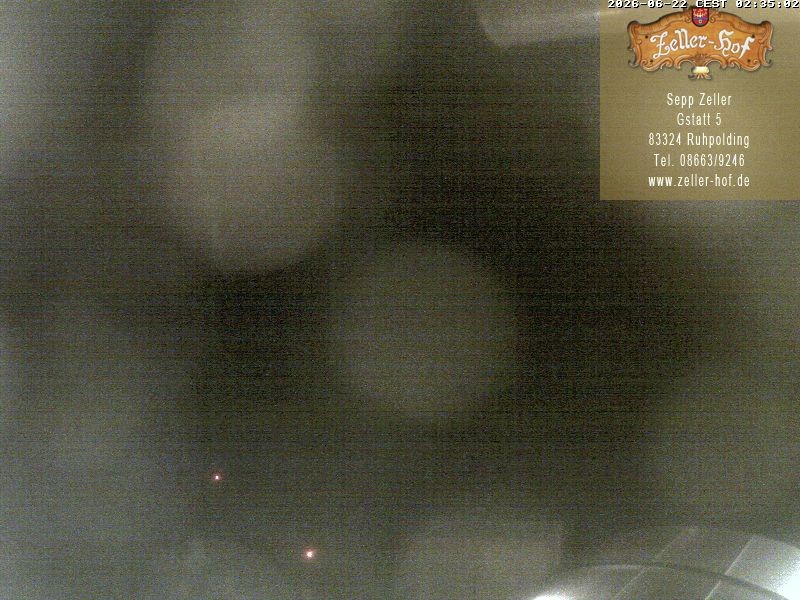 Archiv Foto Webcam Ruhpolding: Blick vom Zeller Hof