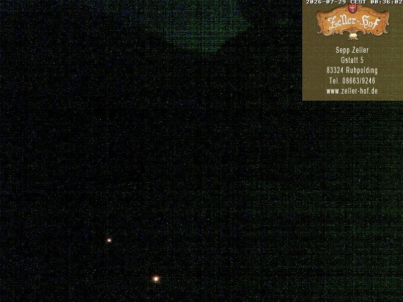 Archiv Foto Webcam Ruhpolding: Blick vom Zeller Hof