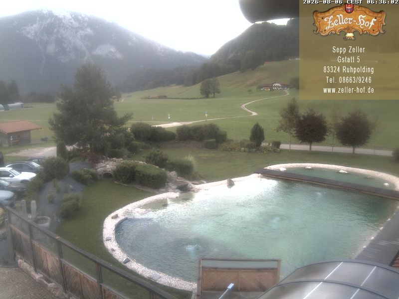 Archiv Foto Webcam Ruhpolding: Blick vom Zeller Hof