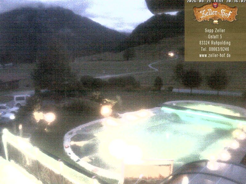 Archiv Foto Webcam Ruhpolding: Blick vom Zeller Hof