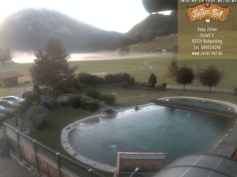 Archiv Foto Webcam Ruhpolding: Blick vom Zeller Hof
