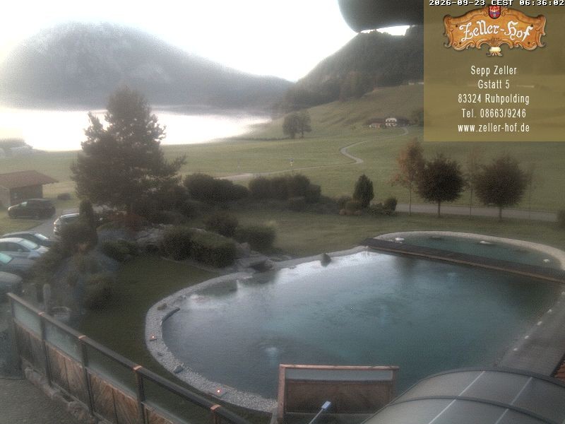 Archiv Foto Webcam Ruhpolding: Blick vom Zeller Hof