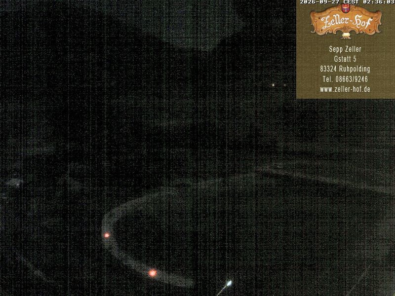 Archiv Foto Webcam Ruhpolding: Blick vom Zeller Hof