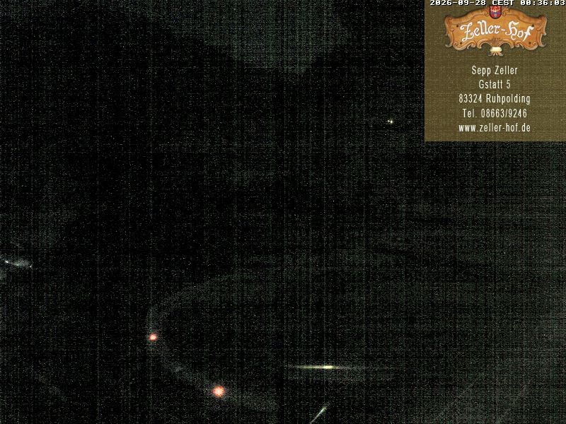 Archiv Foto Webcam Ruhpolding: Blick vom Zeller Hof