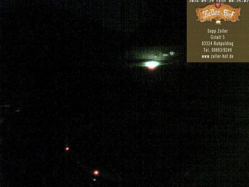 Archiv Foto Webcam Ruhpolding: Blick vom Zeller Hof