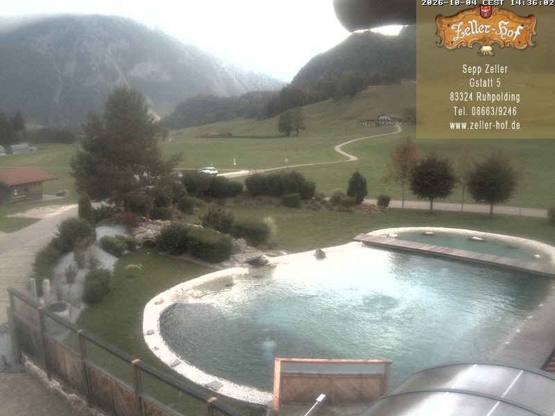 Archiv Foto Webcam Ruhpolding: Blick vom Zeller Hof