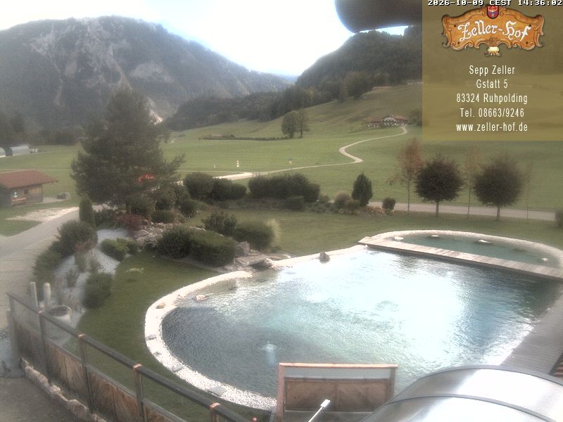 Archiv Foto Webcam Ruhpolding: Blick vom Zeller Hof