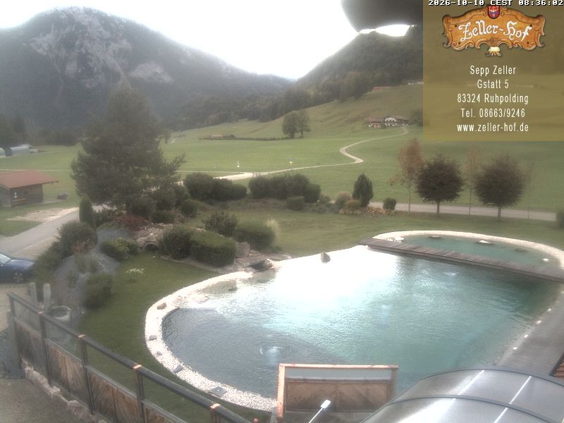 Archiv Foto Webcam Ruhpolding: Blick vom Zeller Hof