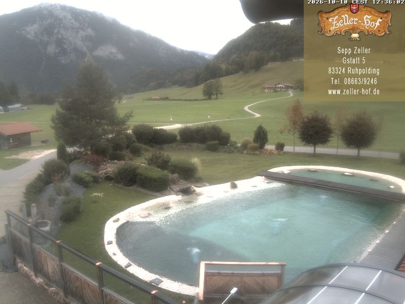 Archiv Foto Webcam Ruhpolding: Blick vom Zeller Hof