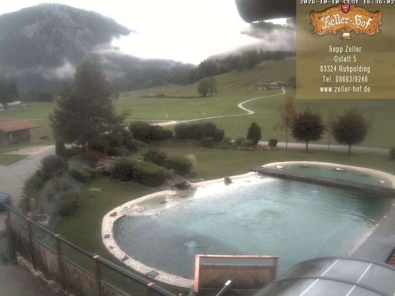 Archiv Foto Webcam Ruhpolding: Blick vom Zeller Hof