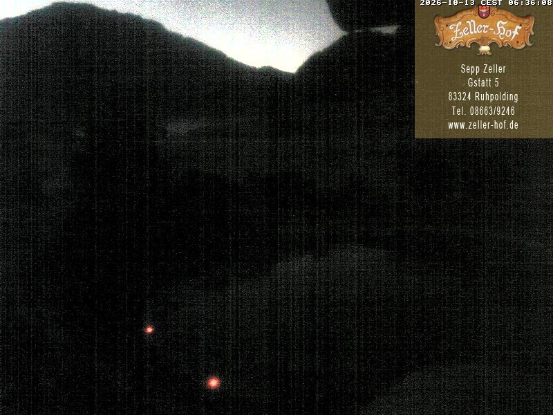 Archiv Foto Webcam Ruhpolding: Blick vom Zeller Hof