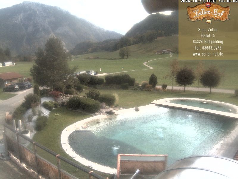 Archiv Foto Webcam Ruhpolding: Blick vom Zeller Hof