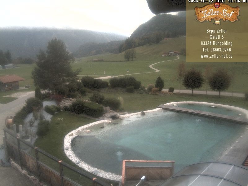 Archiv Foto Webcam Ruhpolding: Blick vom Zeller Hof
