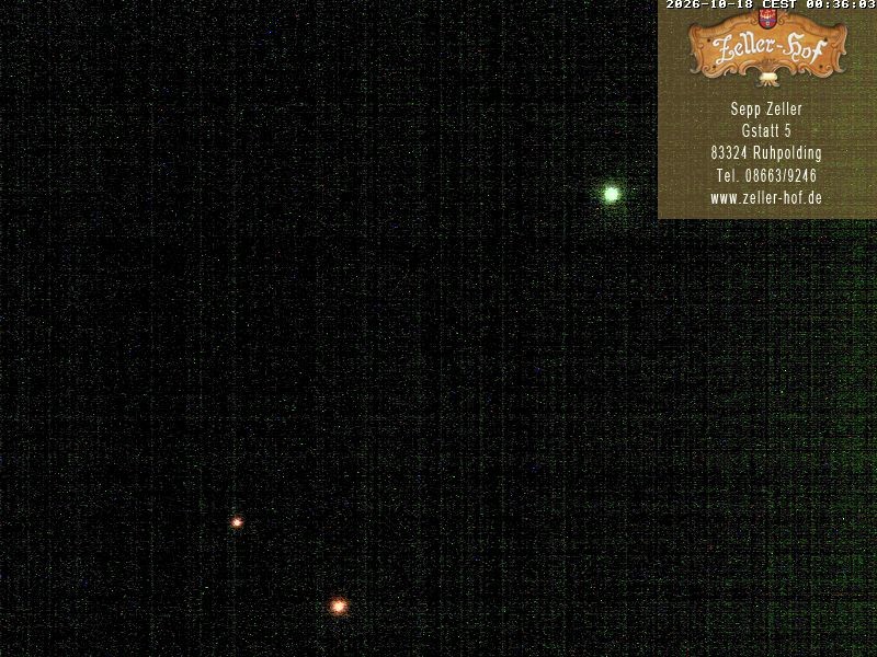 Archiv Foto Webcam Ruhpolding: Blick vom Zeller Hof