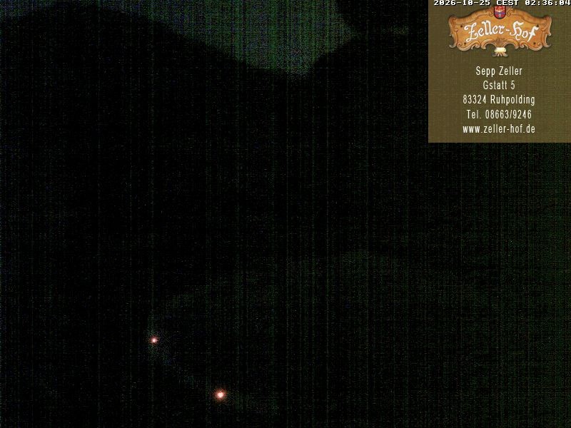 Archiv Foto Webcam Ruhpolding: Blick vom Zeller Hof