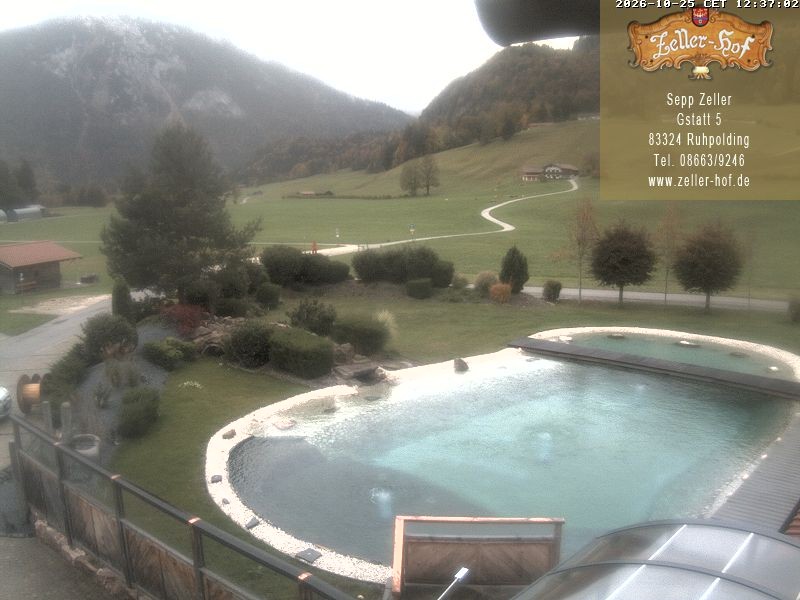 Archiv Foto Webcam Ruhpolding: Blick vom Zeller Hof