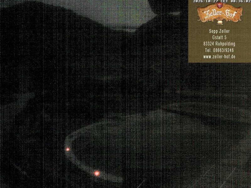Archiv Foto Webcam Ruhpolding: Blick vom Zeller Hof