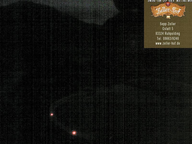 Archiv Foto Webcam Ruhpolding: Blick vom Zeller Hof