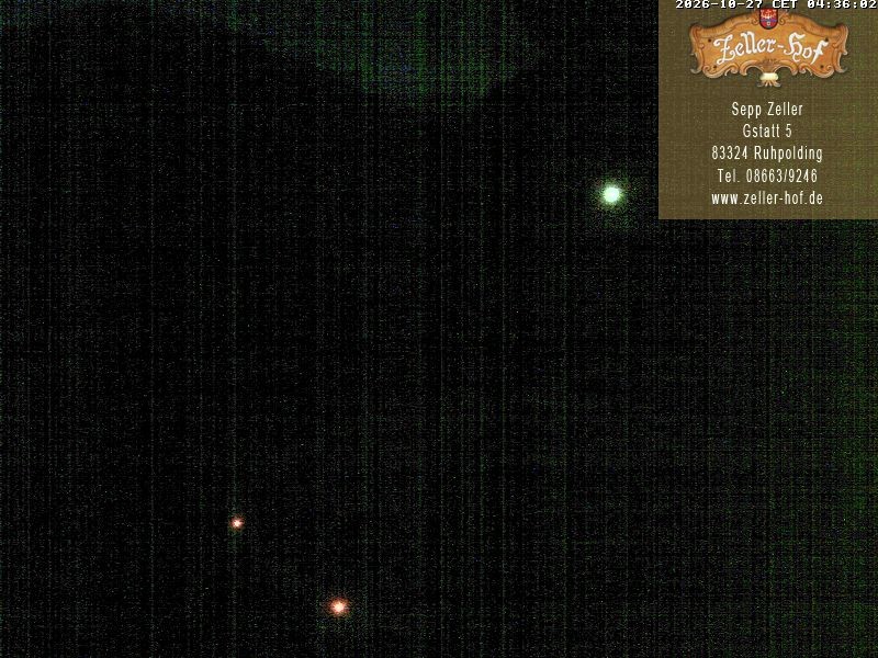 Archiv Foto Webcam Ruhpolding: Blick vom Zeller Hof
