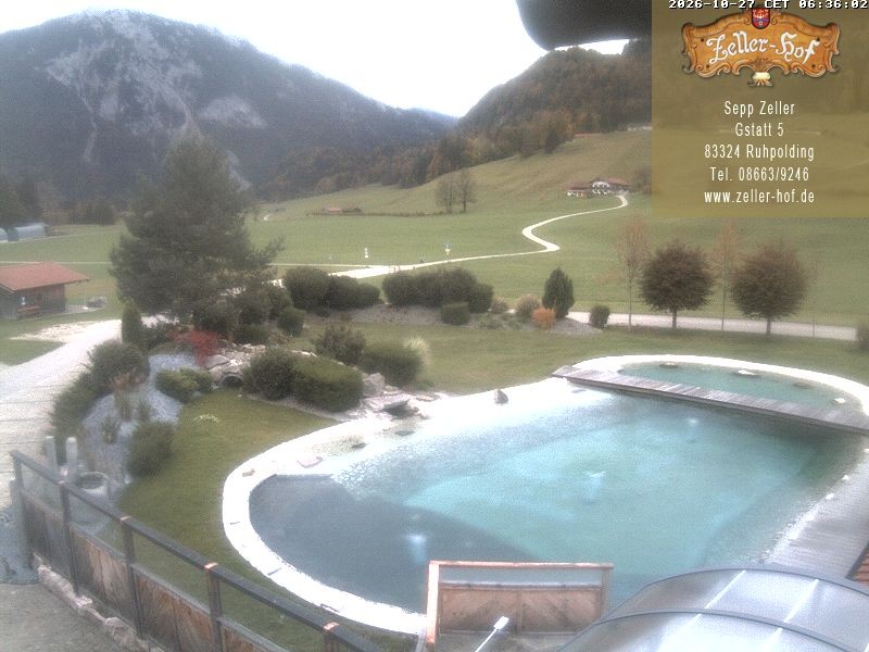 Archiv Foto Webcam Ruhpolding: Blick vom Zeller Hof