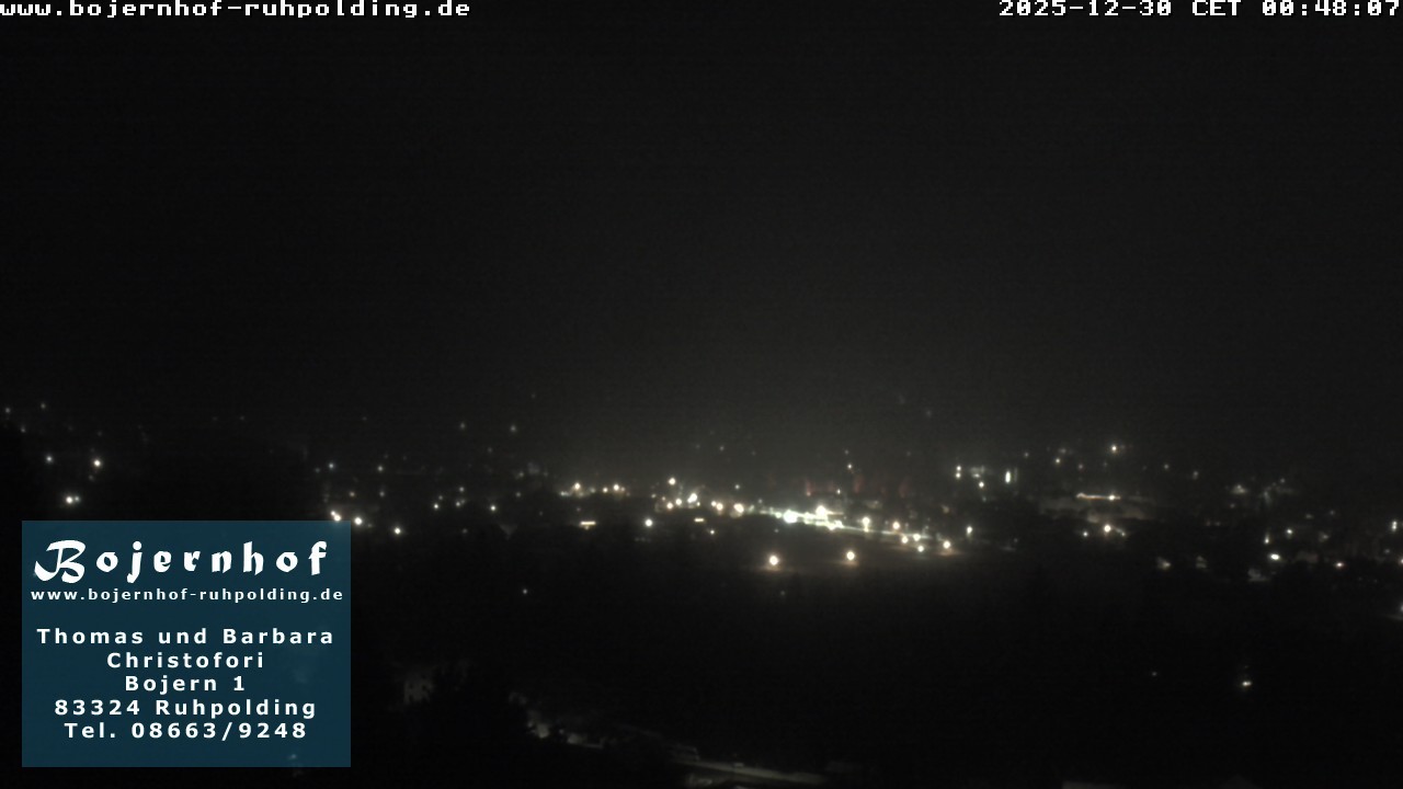 Archiv Foto Webcam Ruhpolding: Unterkunft Bojernhof
