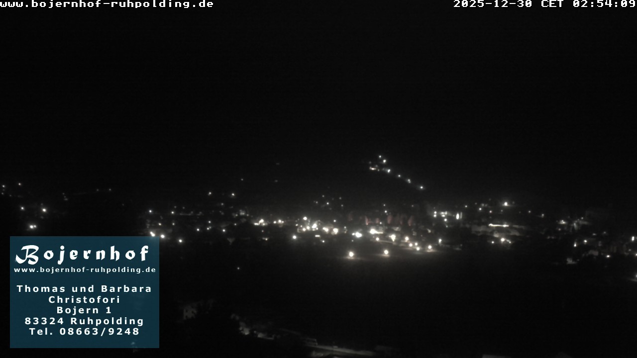 Archiv Foto Webcam Ruhpolding: Unterkunft Bojernhof