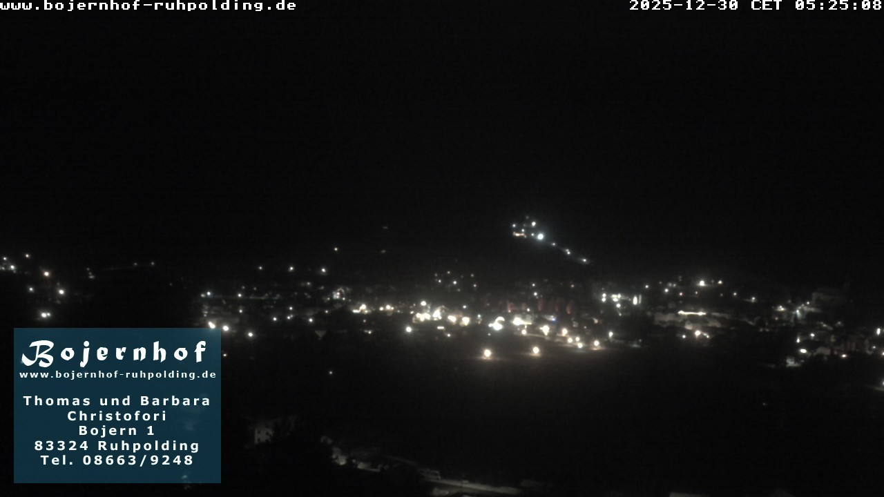 Archiv Foto Webcam Ruhpolding: Unterkunft Bojernhof
