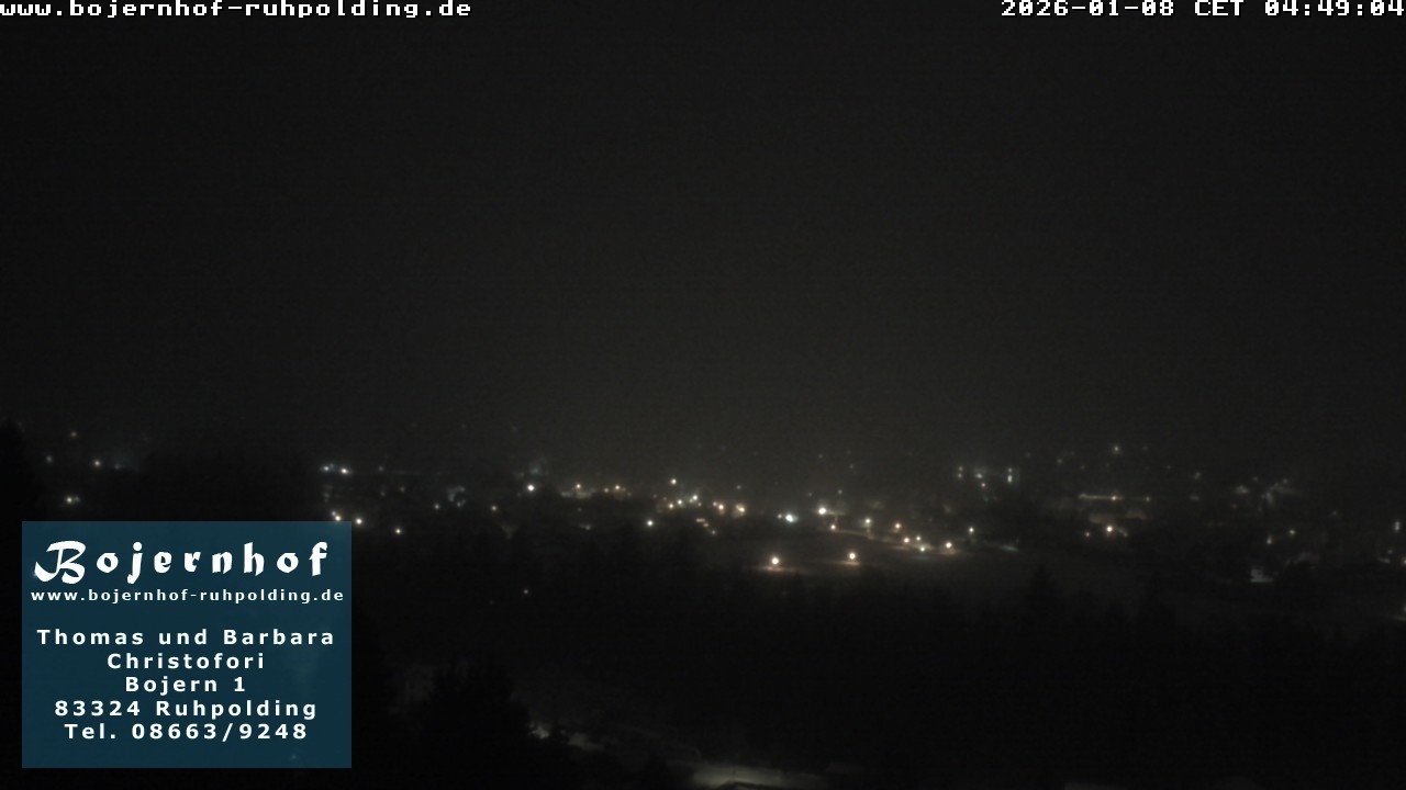 Archiv Foto Webcam Ruhpolding: Unterkunft Bojernhof
