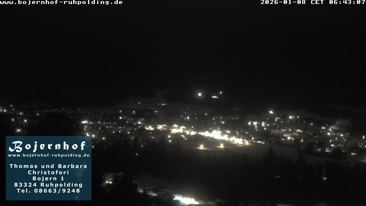 Archiv Foto Webcam Ruhpolding: Unterkunft Bojernhof