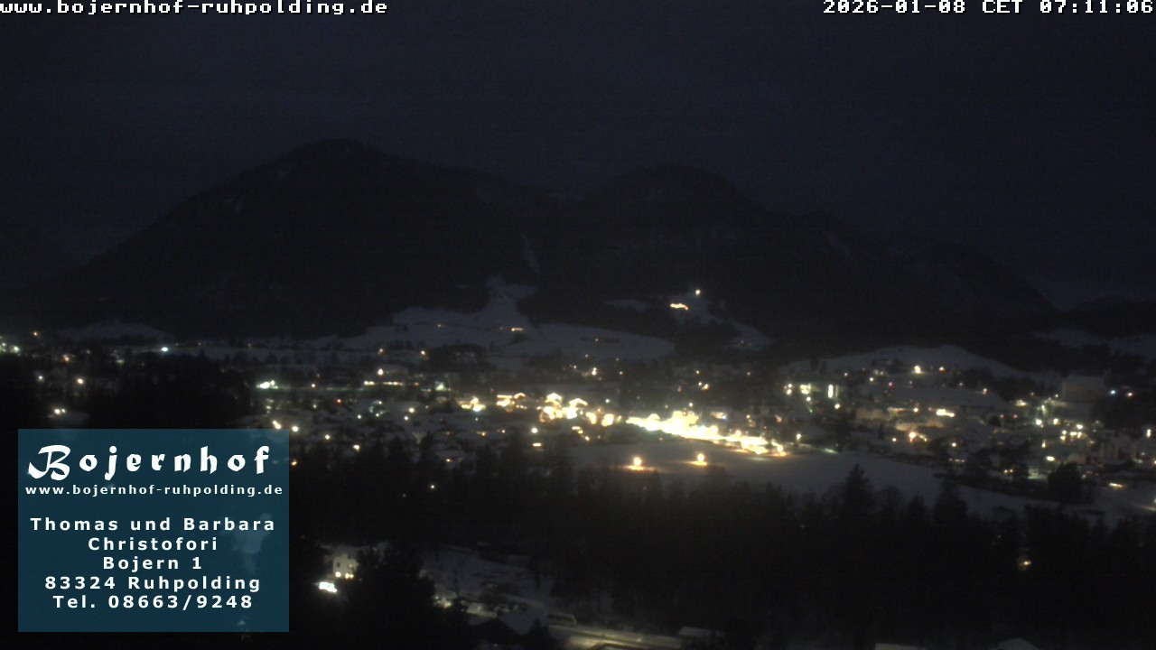 Archiv Foto Webcam Ruhpolding: Unterkunft Bojernhof