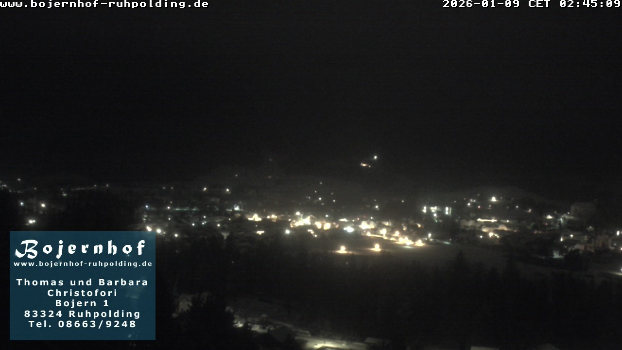 Archiv Foto Webcam Ruhpolding: Unterkunft Bojernhof