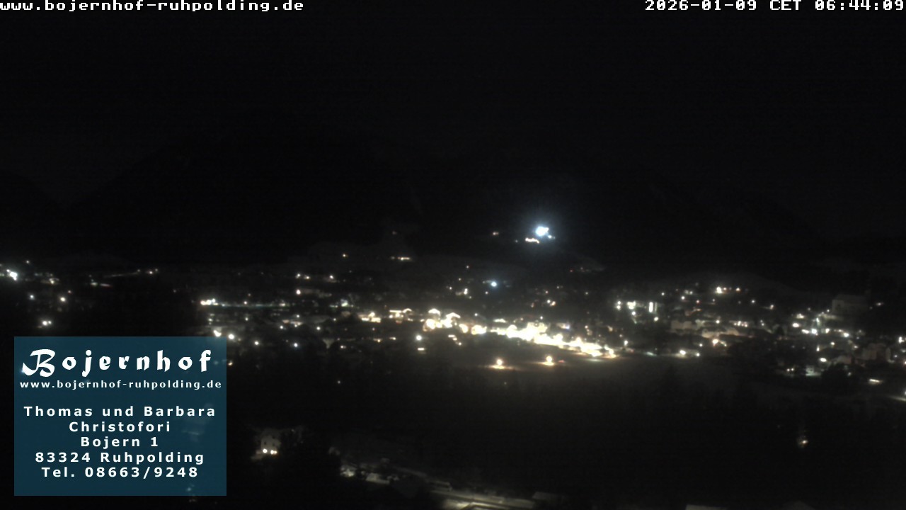 Archiv Foto Webcam Ruhpolding: Unterkunft Bojernhof