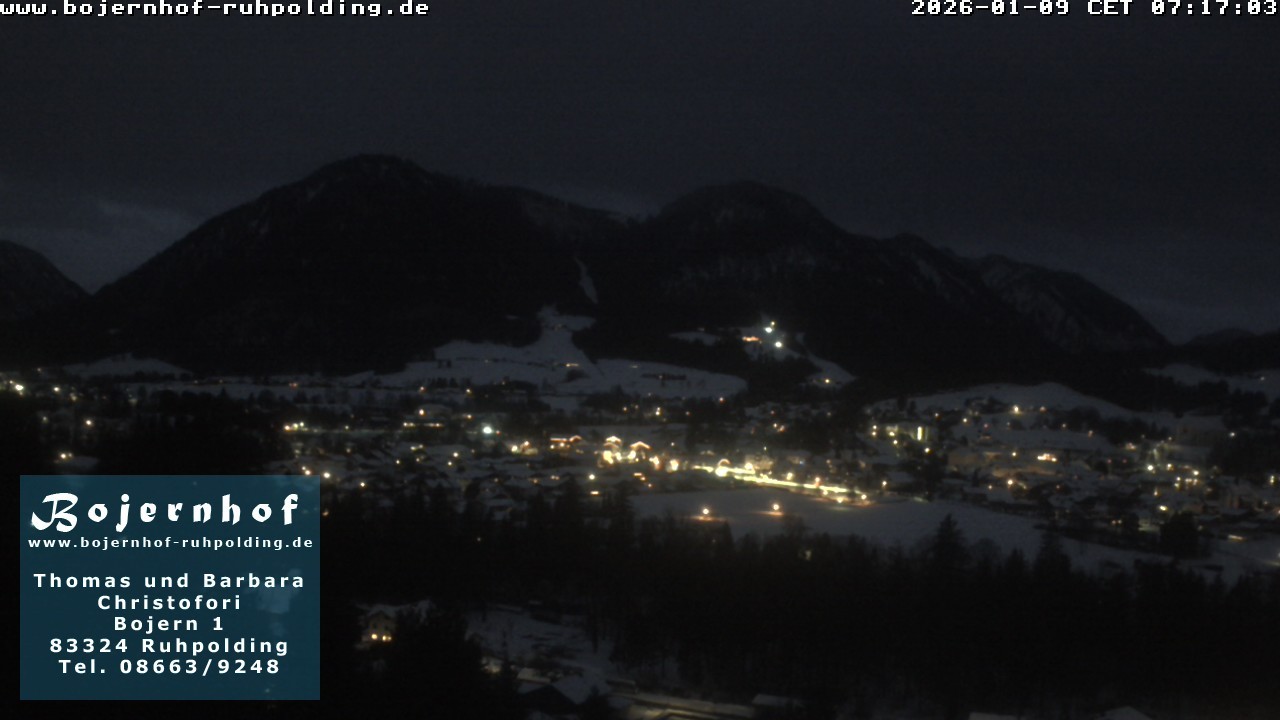 Archiv Foto Webcam Ruhpolding: Unterkunft Bojernhof