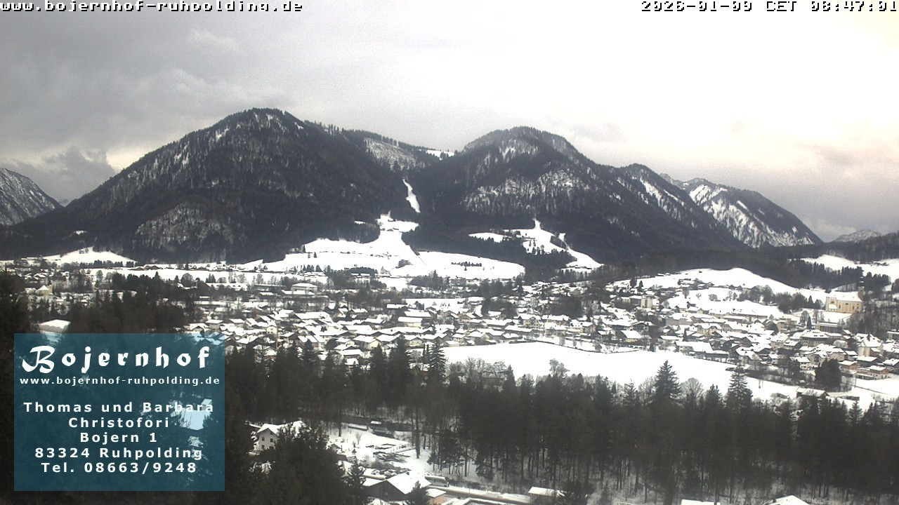 Archiv Foto Webcam Ruhpolding: Unterkunft Bojernhof