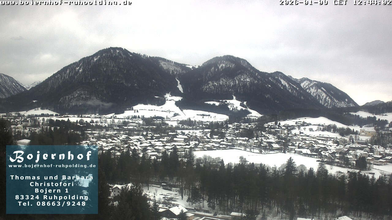 Archiv Foto Webcam Ruhpolding: Unterkunft Bojernhof