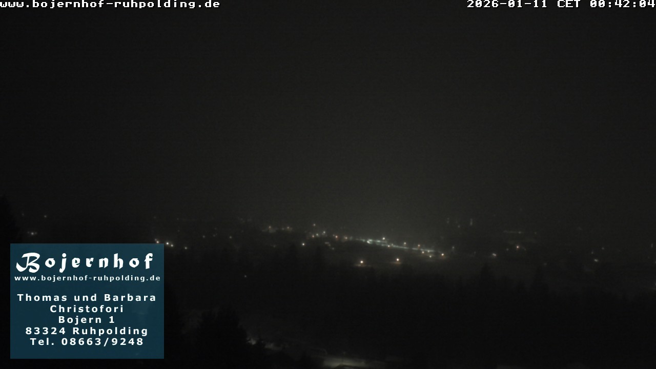 Archiv Foto Webcam Ruhpolding: Unterkunft Bojernhof