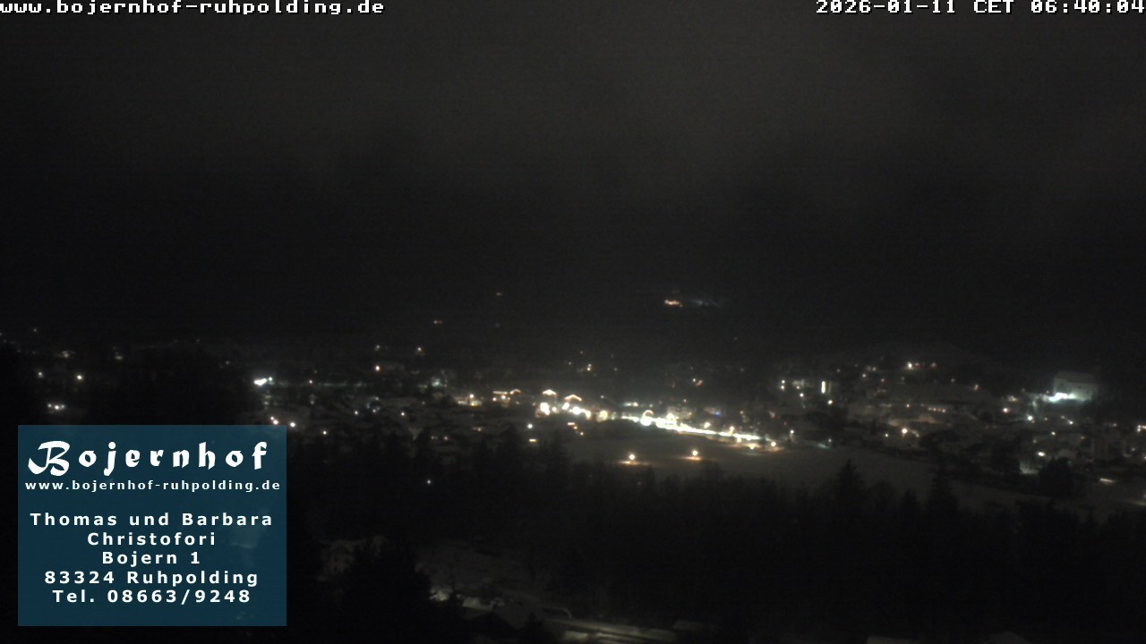Archiv Foto Webcam Ruhpolding: Unterkunft Bojernhof