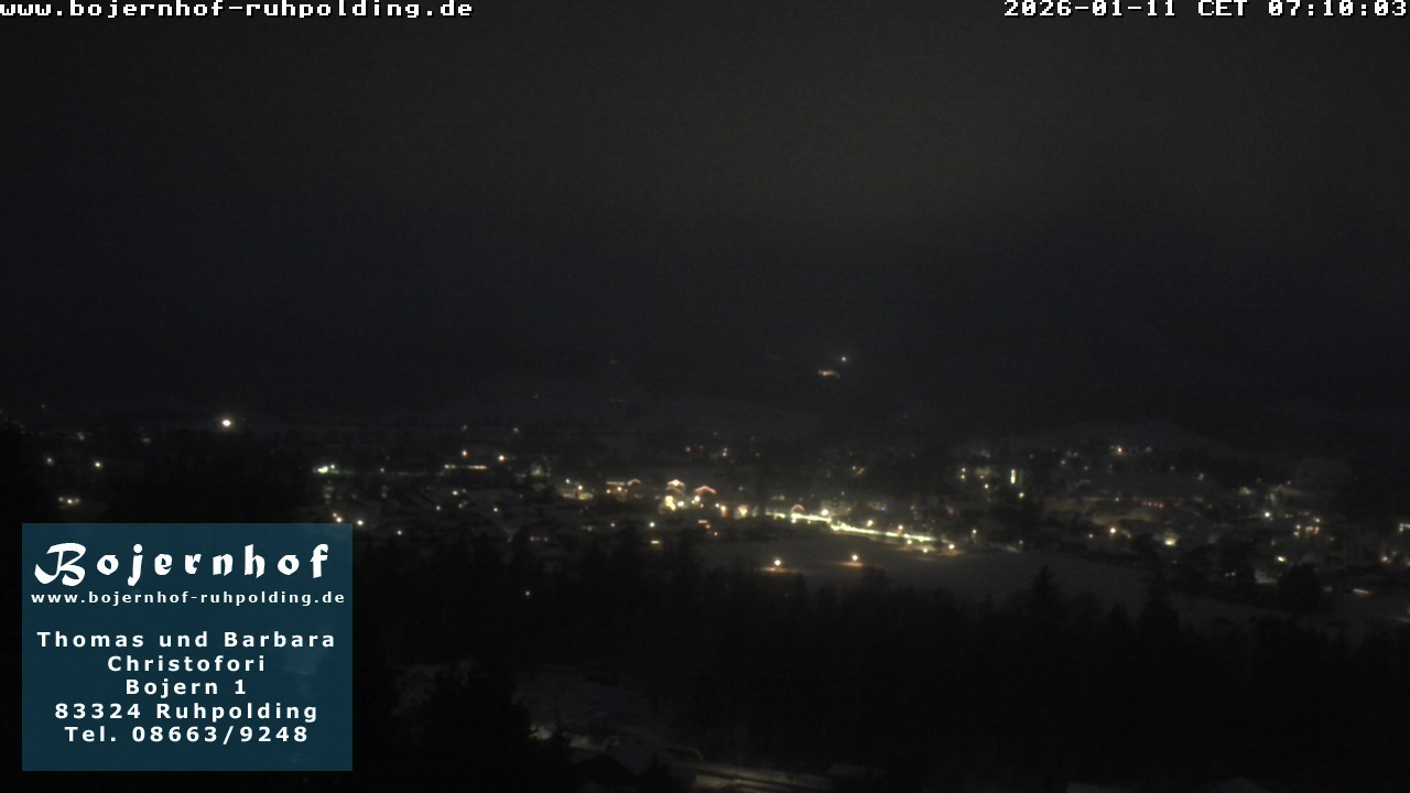 Archiv Foto Webcam Ruhpolding: Unterkunft Bojernhof