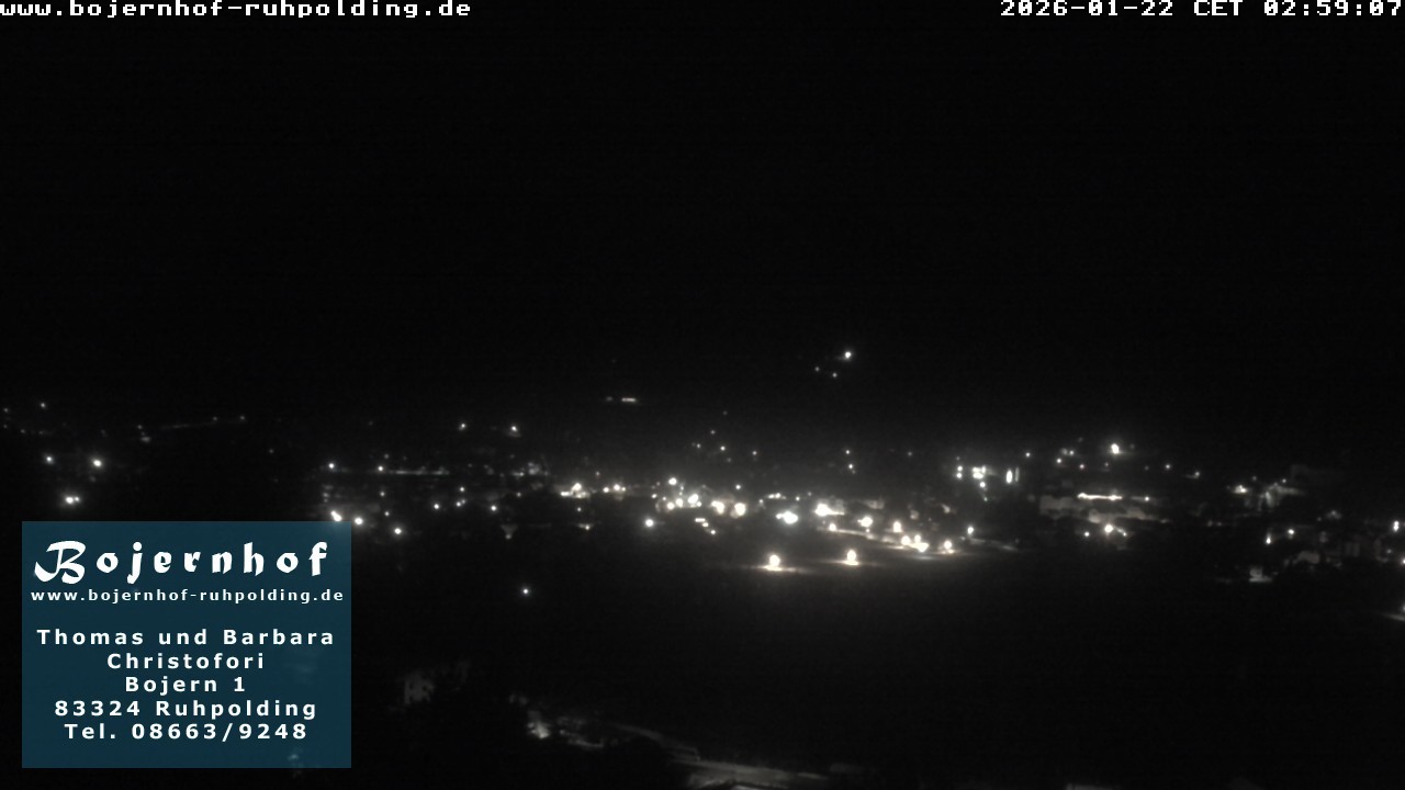 Archiv Foto Webcam Ruhpolding: Unterkunft Bojernhof