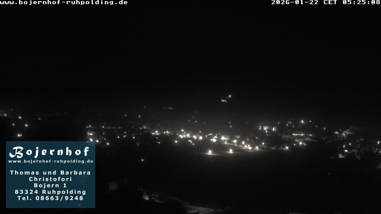 Archiv Foto Webcam Ruhpolding: Unterkunft Bojernhof