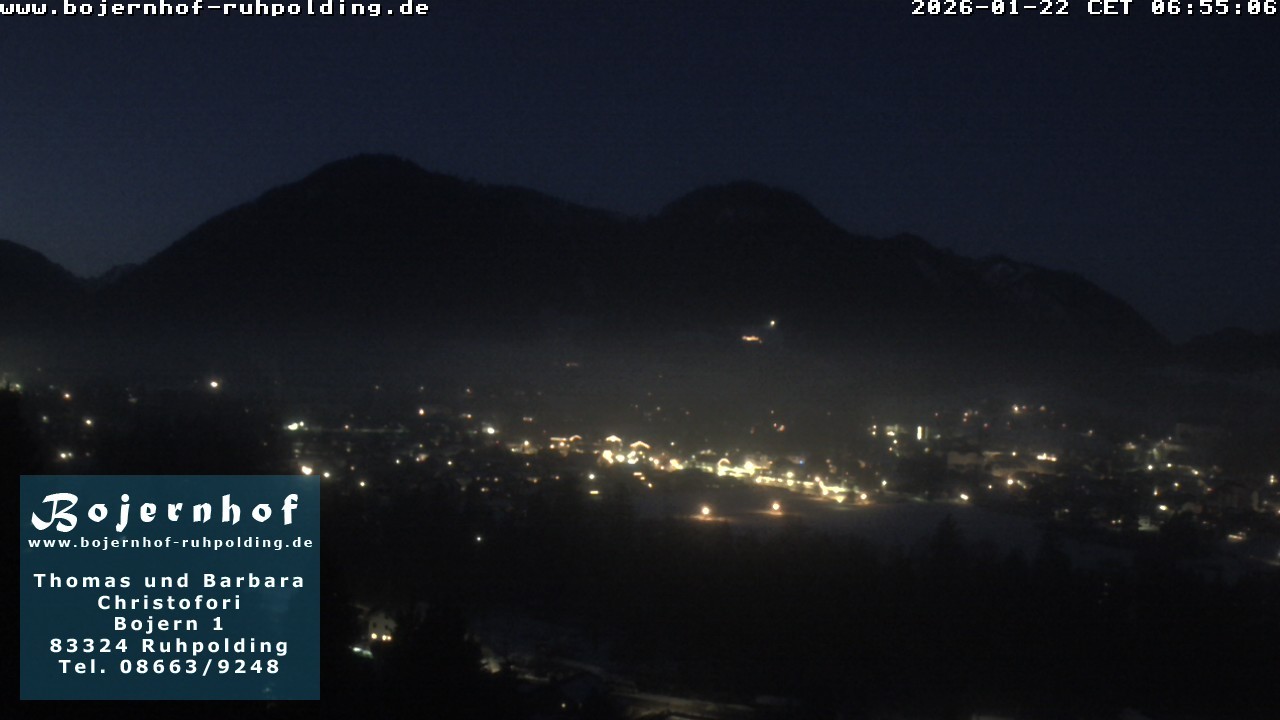 Archiv Foto Webcam Ruhpolding: Unterkunft Bojernhof
