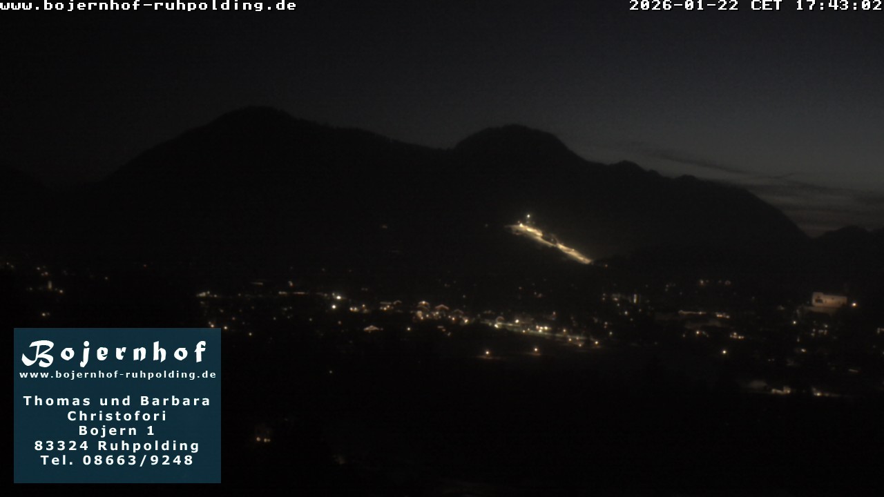 Archiv Foto Webcam Ruhpolding: Unterkunft Bojernhof