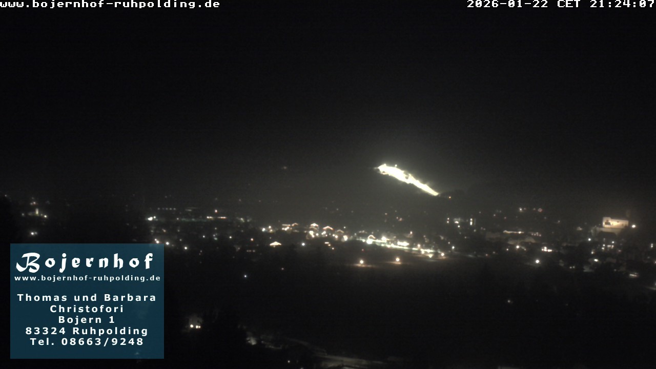 Archiv Foto Webcam Ruhpolding: Unterkunft Bojernhof