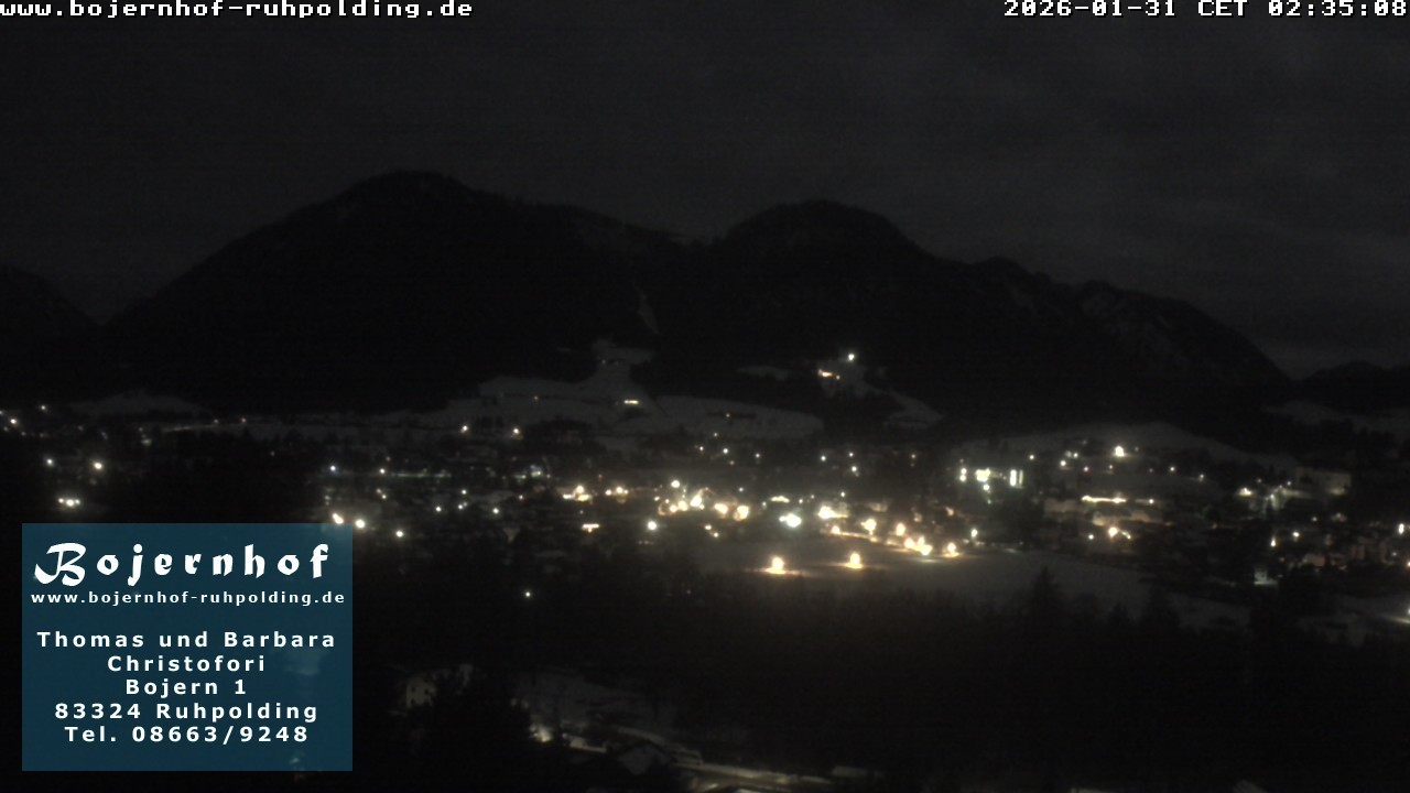 Archiv Foto Webcam Ruhpolding: Unterkunft Bojernhof
