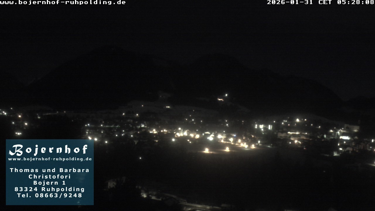 Archiv Foto Webcam Ruhpolding: Unterkunft Bojernhof