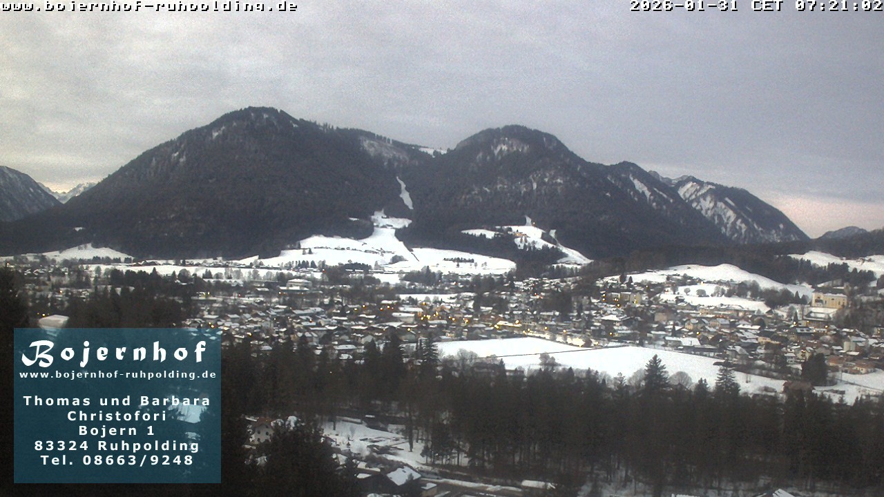 Archiv Foto Webcam Ruhpolding: Unterkunft Bojernhof