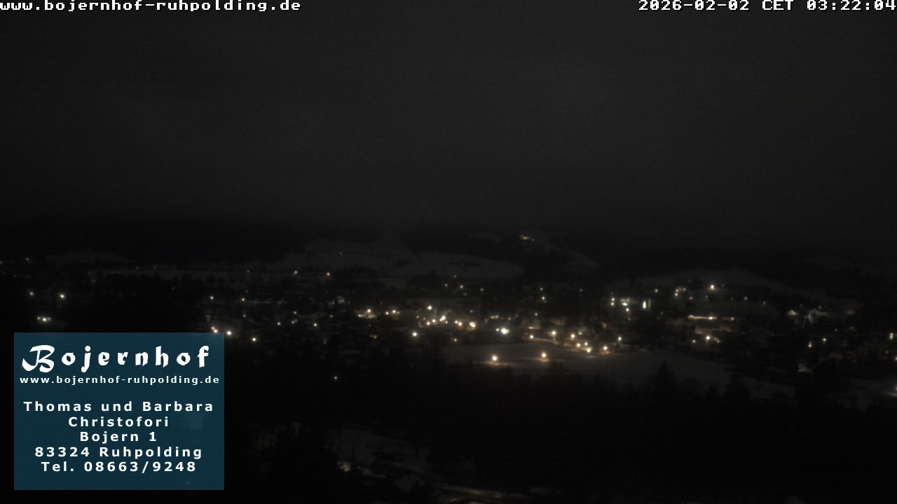 Archiv Foto Webcam Ruhpolding: Unterkunft Bojernhof