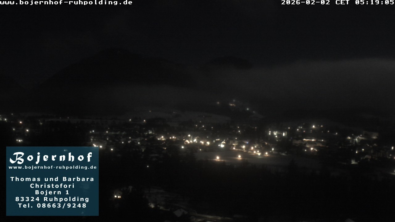 Archiv Foto Webcam Ruhpolding: Unterkunft Bojernhof